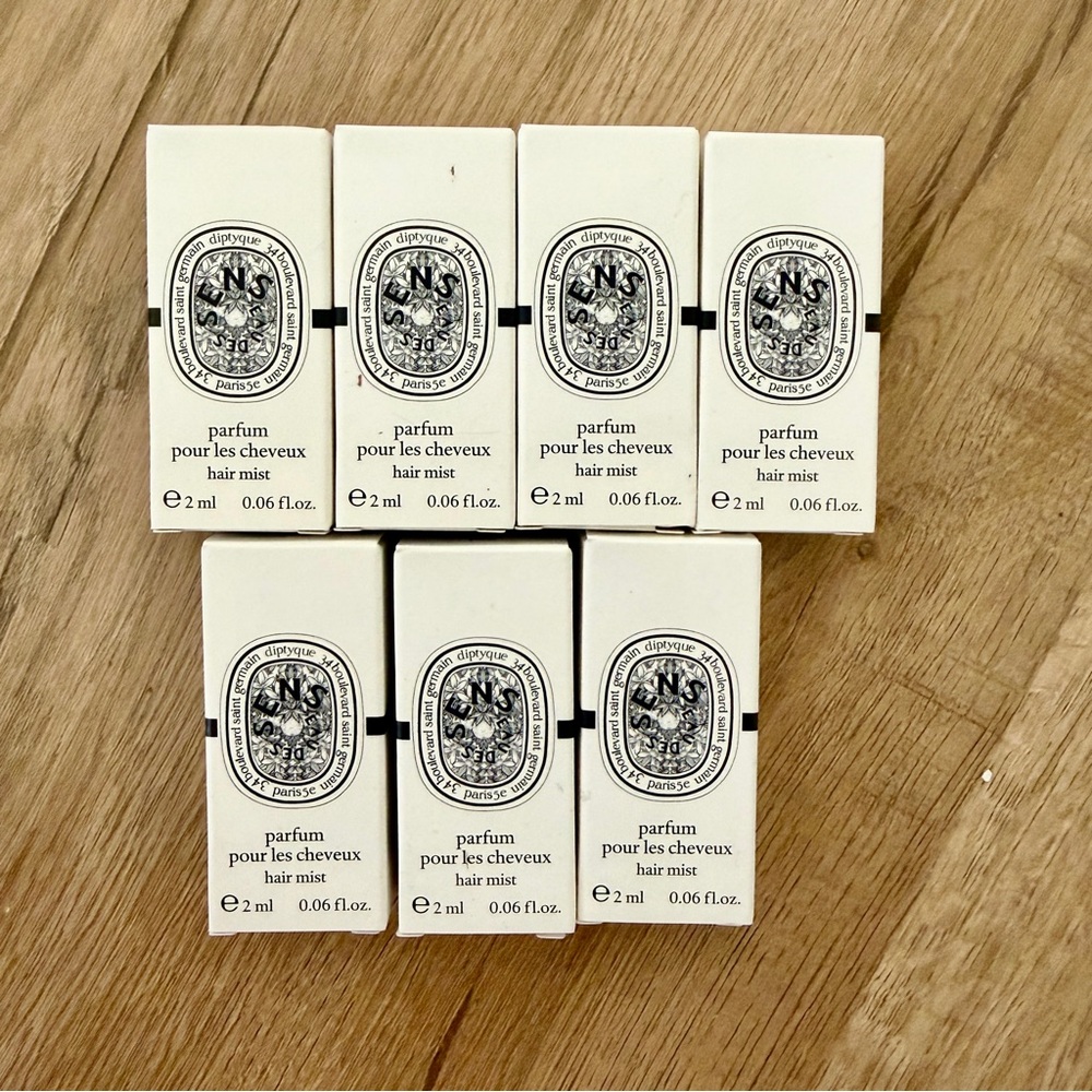 Lot Of  7 Diptyque Paris Parfum‎ Pour Les Cheveux Hair Mist EAU Des Sens 2ml NIB